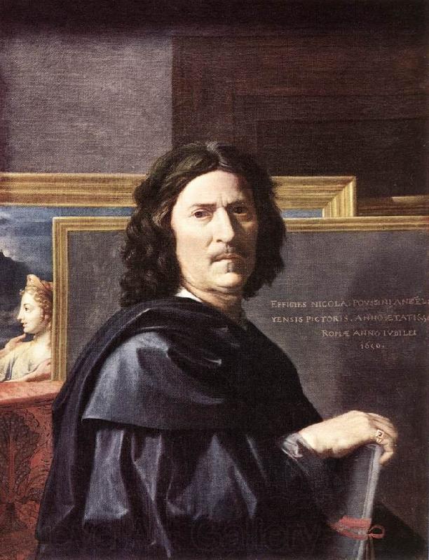 POUSSIN, Nicolas Self-Portrait France oil painting art